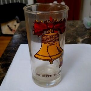 Bicentennial Liberty Bell Glass